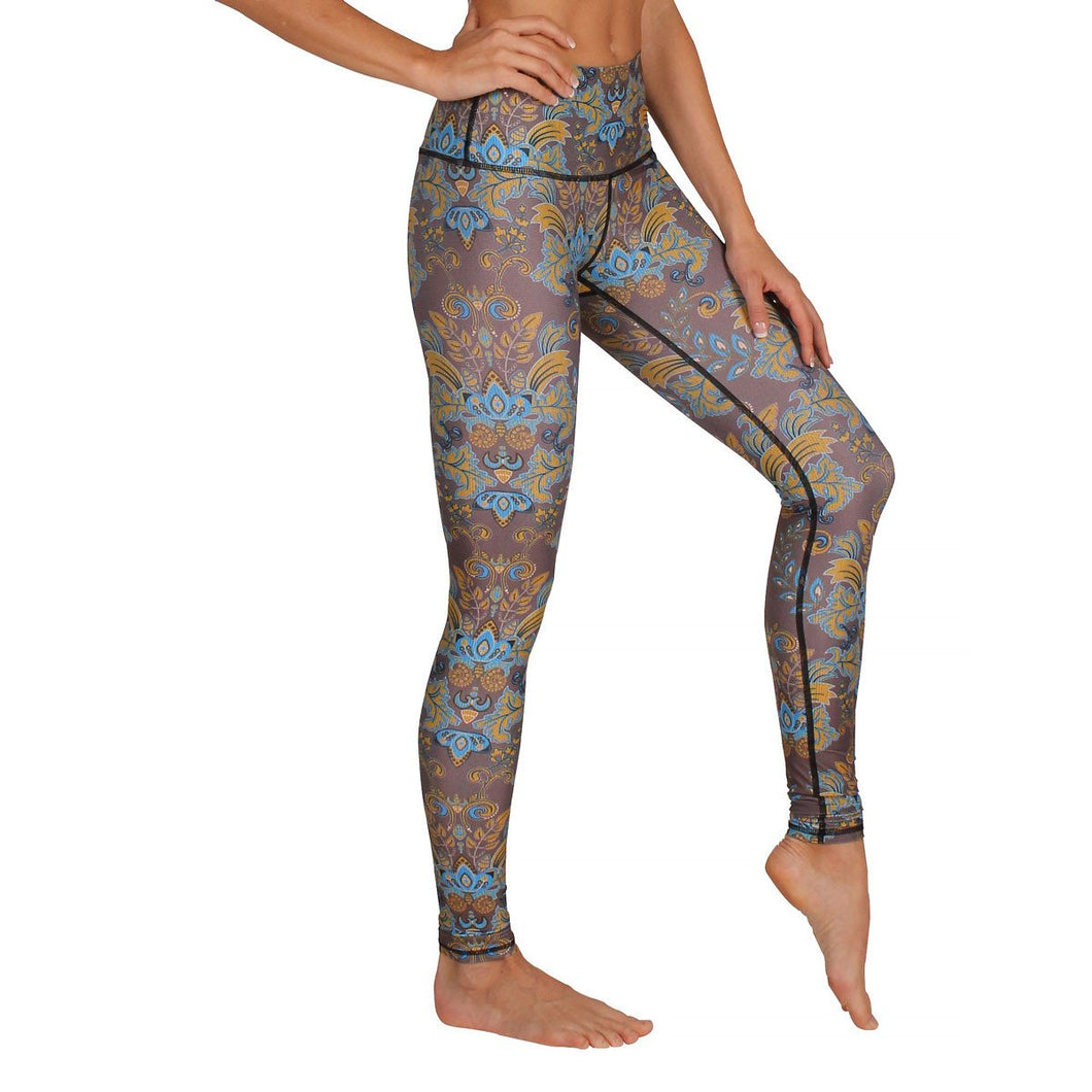 Damask Me Again Yoga Leggings (Wholesale)