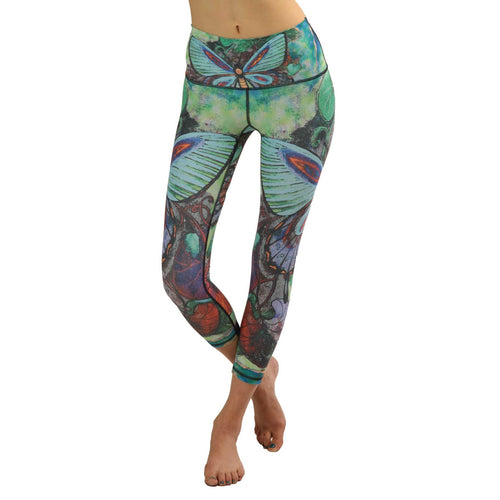 Leggings - Butterfly Yoga Crops(Wholesale)