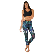 Leggings - Dragonfly Night Flight Yoga Crops (Wholesale)
