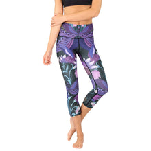 Leggings - Dragonfly Orchid Yoga Crops (Wholesale)