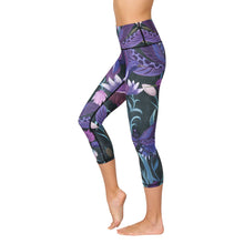 Leggings - Dragonfly Orchid Yoga Crops (Wholesale)