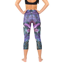 Leggings - Dragonfly Orchid Yoga Crops (Wholesale)