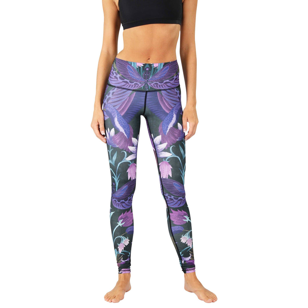 Leggings - Dragonfly Orchid Yoga Leggings (Wholesale)