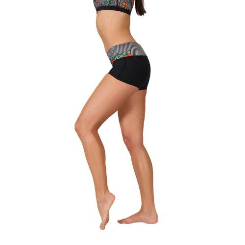 Shorts - Katie Compression- Cabaret (Recycled Nylon + Recycled Polyester) (Wholesale)